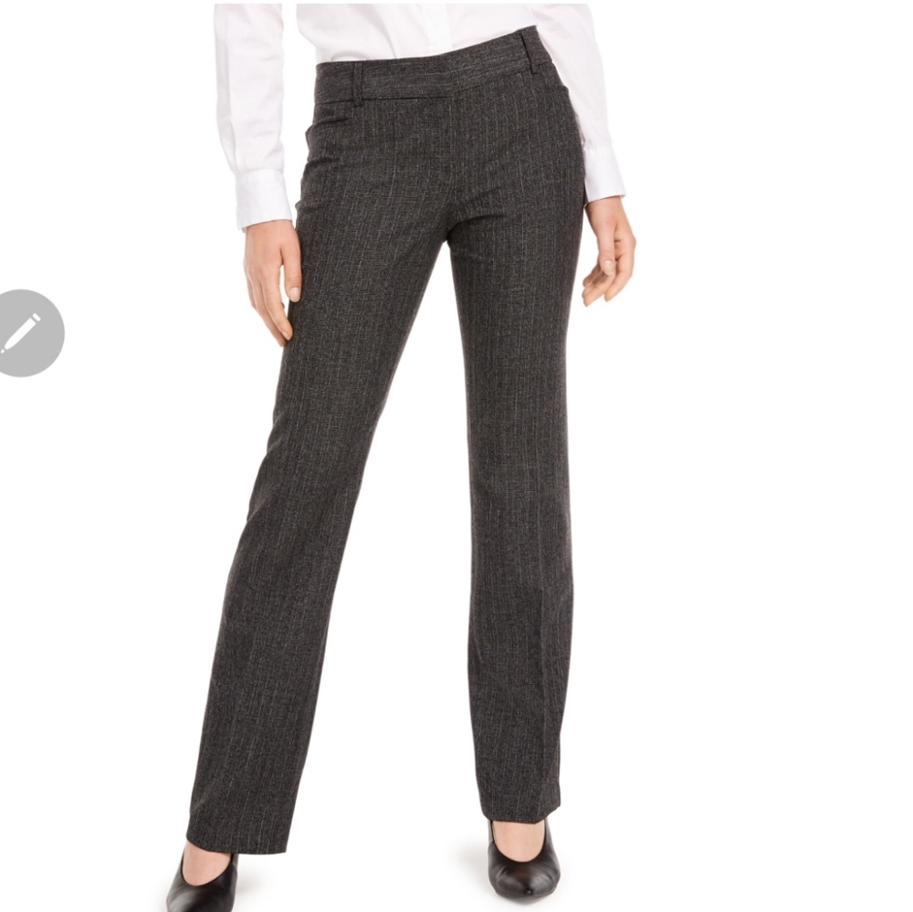 Brand NWT'S BCX Printed Magic-Waist Straight Leg Pants	- Grey/White - SZ 9